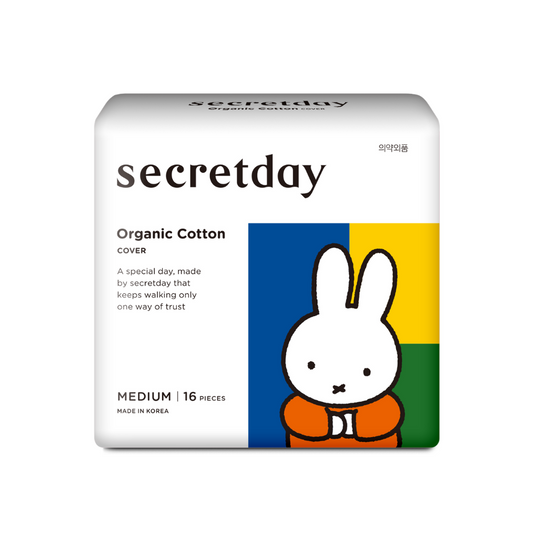 Secretday Miffy Organic Cotton Softcover Sanitary pads Medium