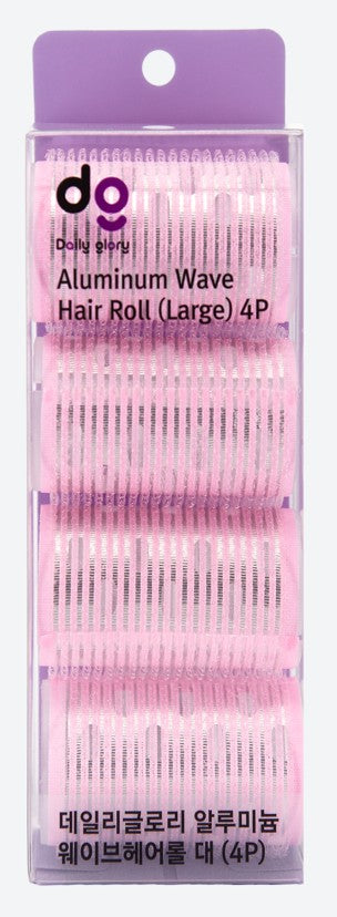 Dailyglory Large Aluminum Hair Rollers 4 Pack – Heat Retaining Volume Curlers