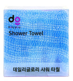 Dailyglory Basic Shower Towel 1pc – Korean Exfoliating Body Wash Cloth for Smooth Skin
