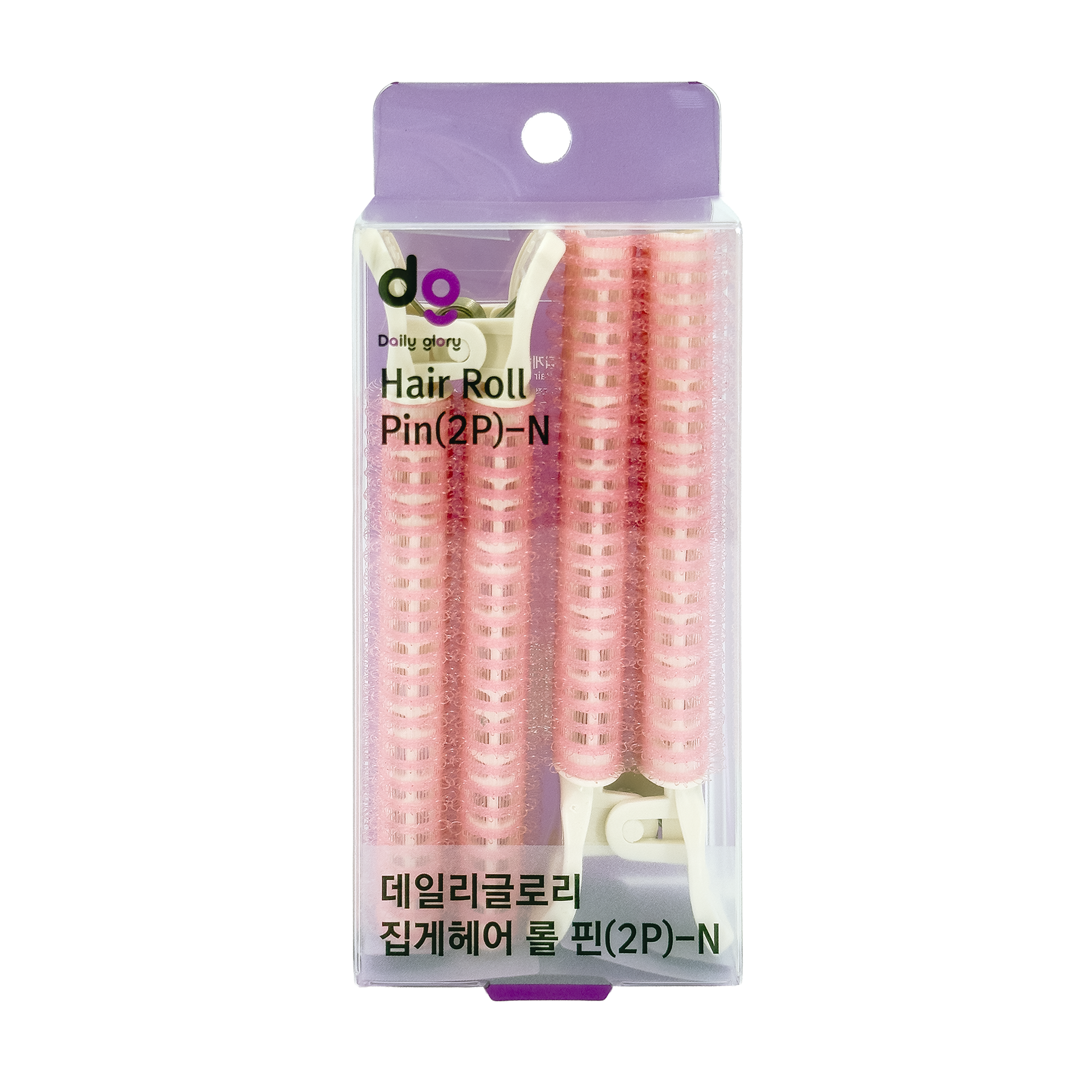 Dailyglory Hair Roll Pins 2pc – Root Volume Velcro Hair Rollers with Clip for Bangs & Crown Lift
