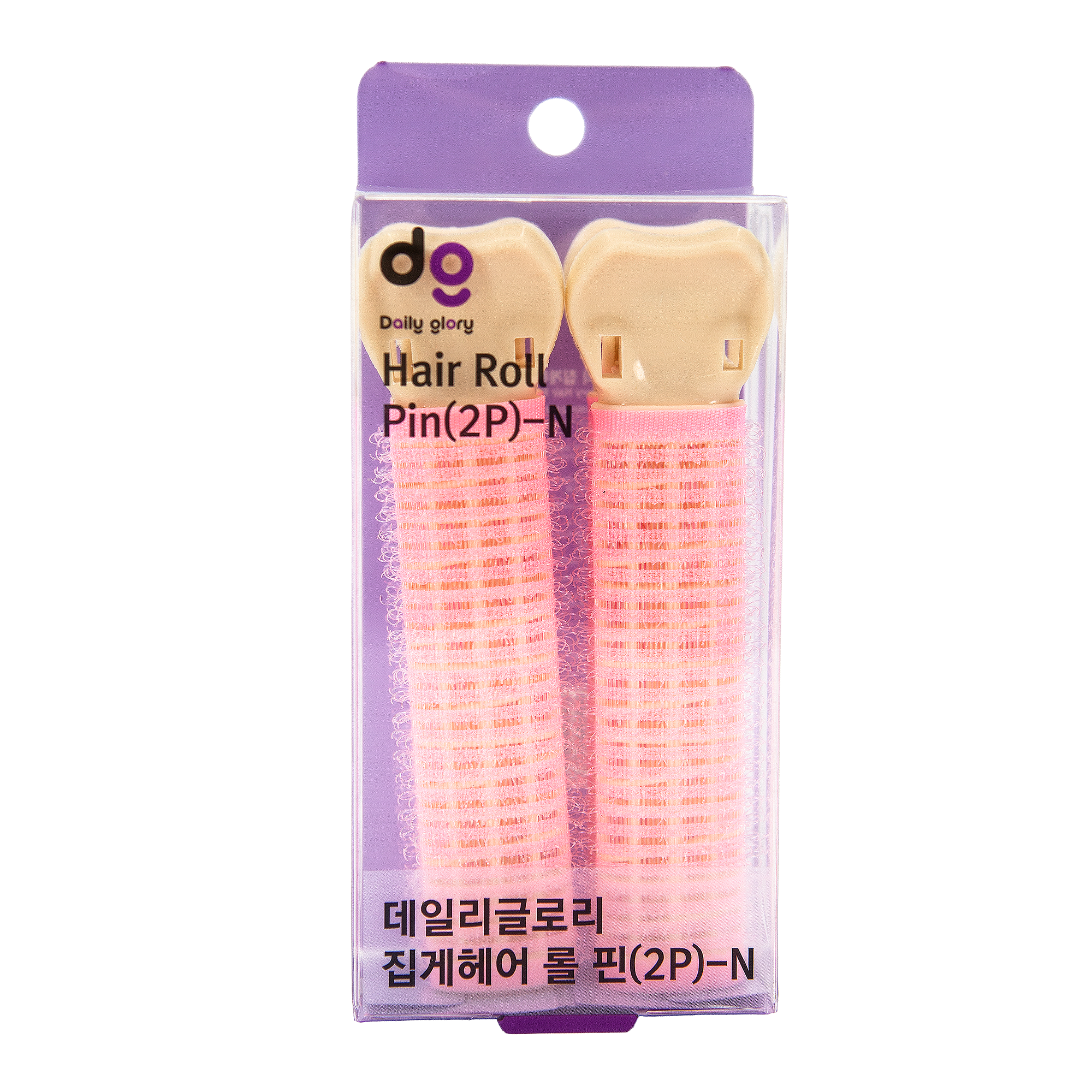Dailyglory Hair Roll Pins 2pc – Root Volume Velcro Hair Rollers with Clip for Bangs & Crown Lift