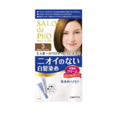 DARIYA Salon De Pro Unscented Hair Dye Cream 3 Bright Light Brown