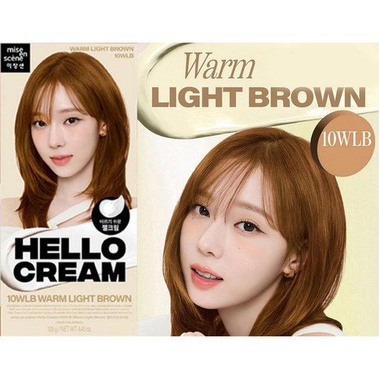 mise en scène All New Hello Cream 10WLB Warm Light Brown