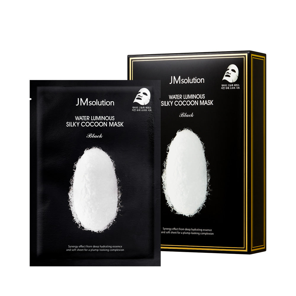 JM Solution Water Luminous Silky Cocoon Moisture Mask Black_